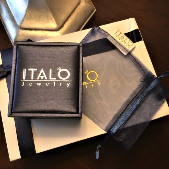 ITALO 925 SILVER Royal Classic Pave Ring 💍 7.25 - Picture 8 of 14